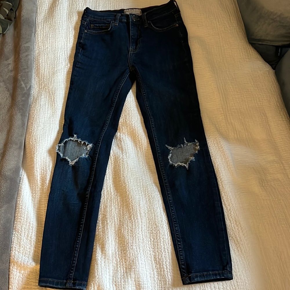 Free People Dark Denim Jeans